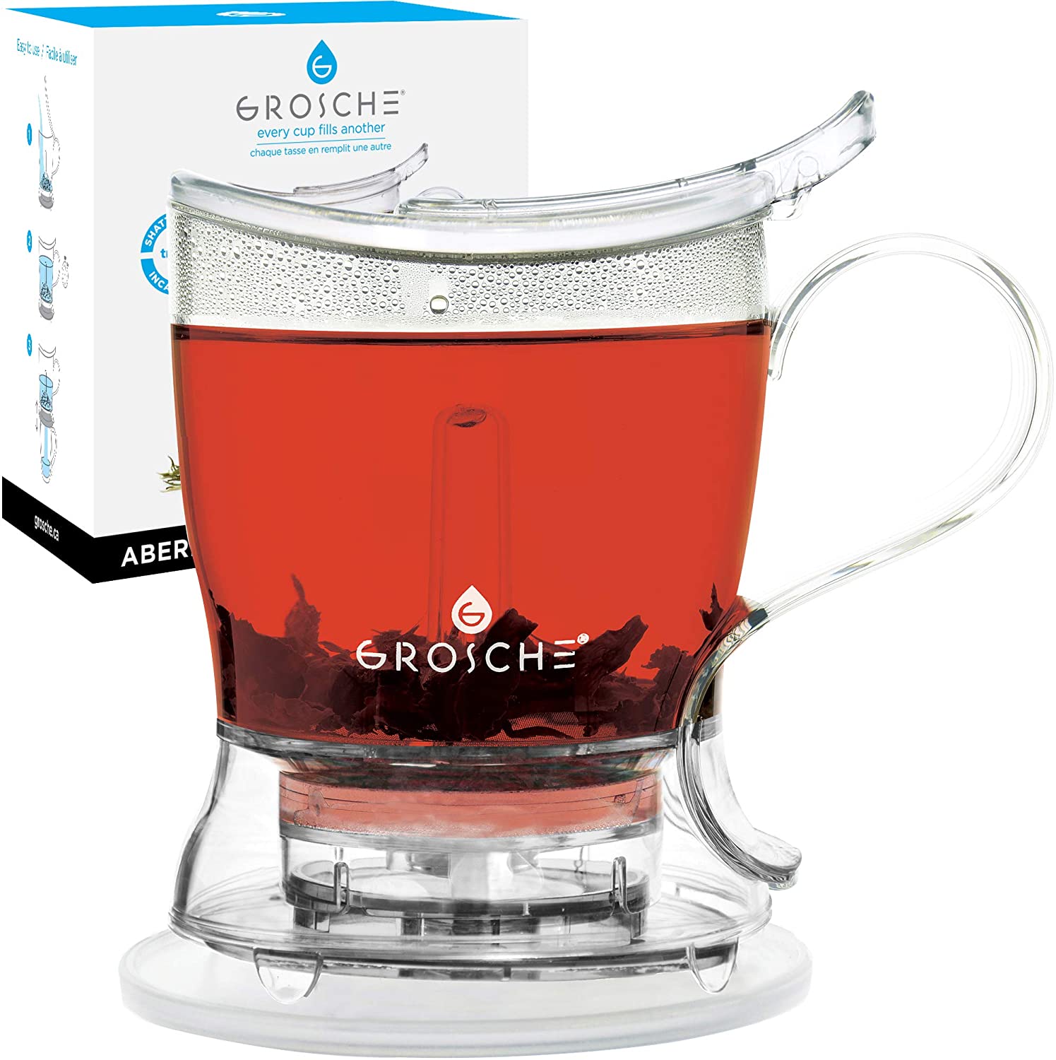 GROSCHE Aberdeen Glass Teapot 