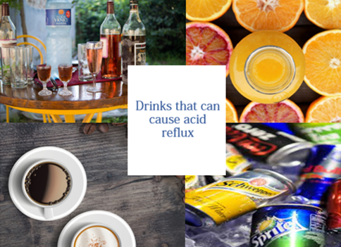 Which drinks can cause acid reflux?